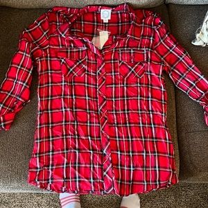 Brand New Francesca’s Red Flannel
